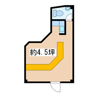 間取図 テナント山科