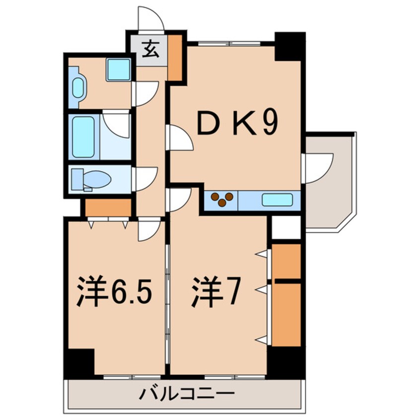 間取図 フォーラム日新町