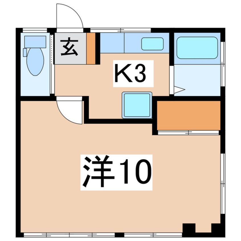 間取図 天神町サンハイツ
