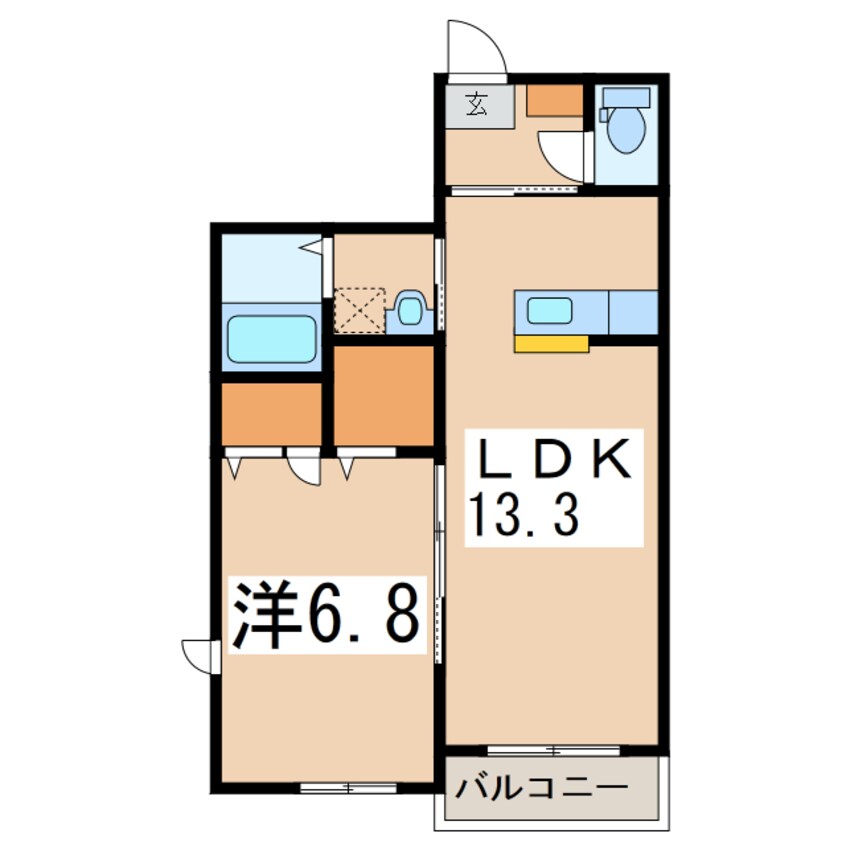 間取図 シャーメゾンＵＫ