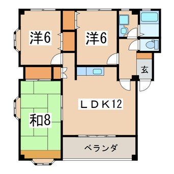 間取図 コーポオアシス