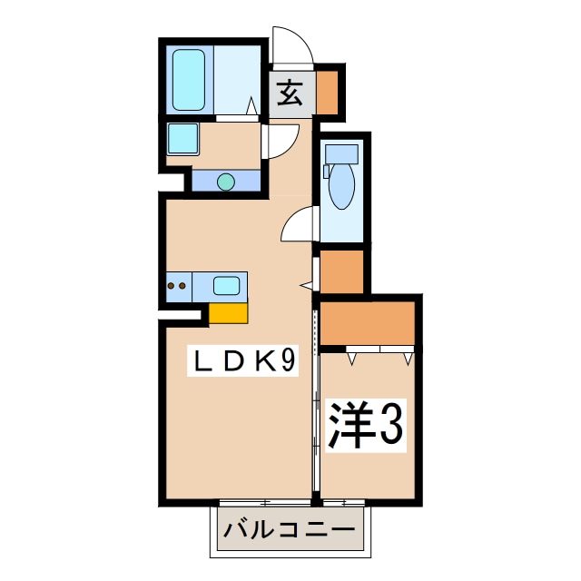 間取り図 カーサ・ヴィセンスＢ