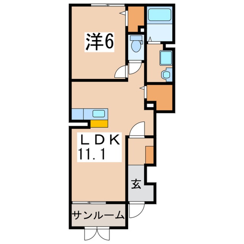 間取図 サンフラワー アヴェニュー