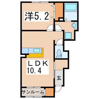 間取図 エスパス　コンフォルト