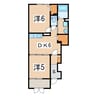 ヴィレッヂ　清水台 2DKの間取り