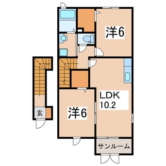 間取図 サニーガーデンＡ