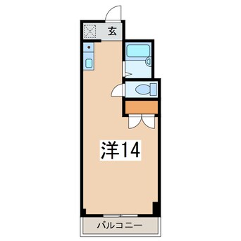 間取図 こがい日新ハイム