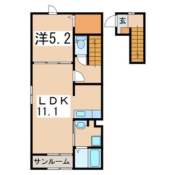 間取図 メモリー・プラントⅢ