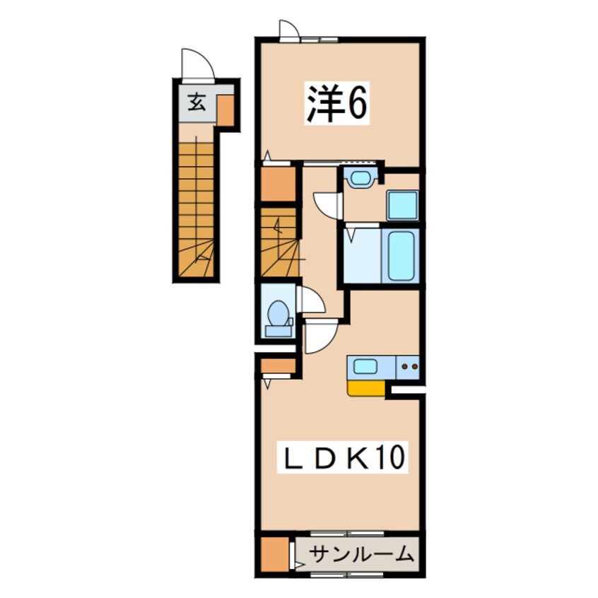 間取図 ツリー・ビレッジアイル