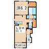 プラス・アルファ 1LDKの間取り
