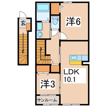 間取図 ステラ・メゾンＢ棟
