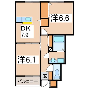 間取図 メゾン　トゥインクル