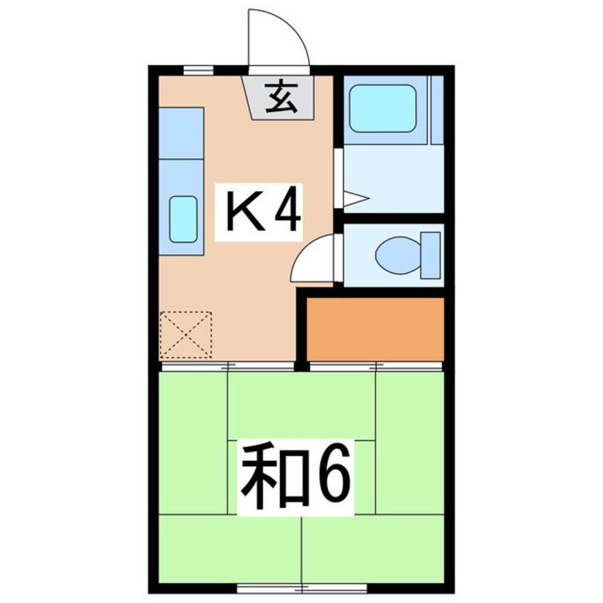 間取図 コーポチロル