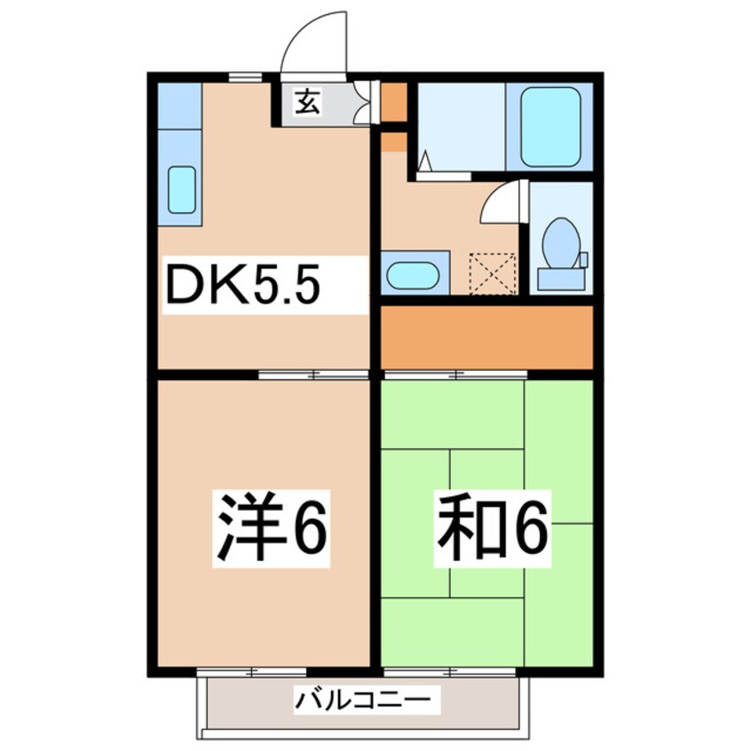 間取図 アムール２１