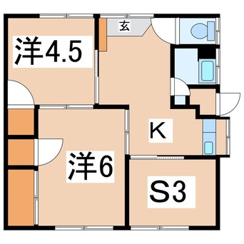 間取図 神指町黒川鈴木貸家