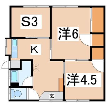 間取図 神指町黒川鈴木貸家