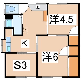 間取図 神指町黒川鈴木貸家