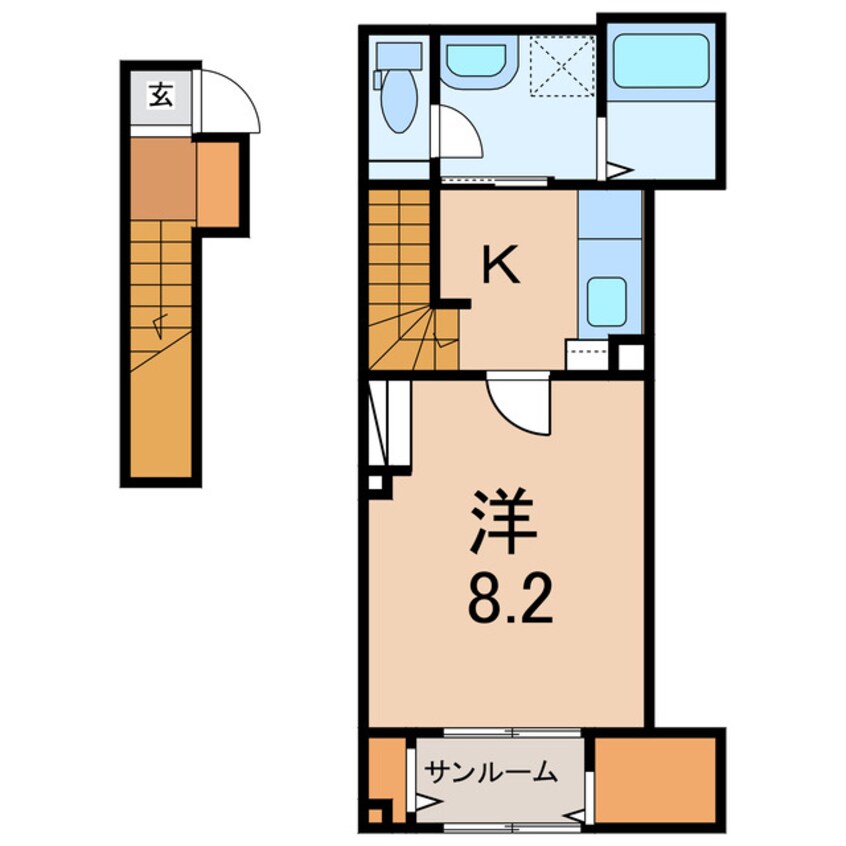 間取図 セントラル・ステーションA