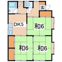 橋本一丁目岩沢貸家の間取図