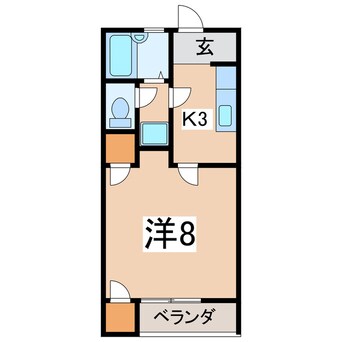 間取図 オリーブハウスＡ