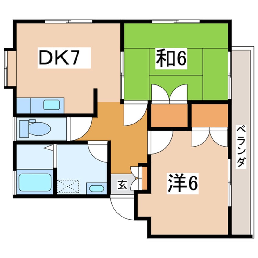 間取図 フロールT