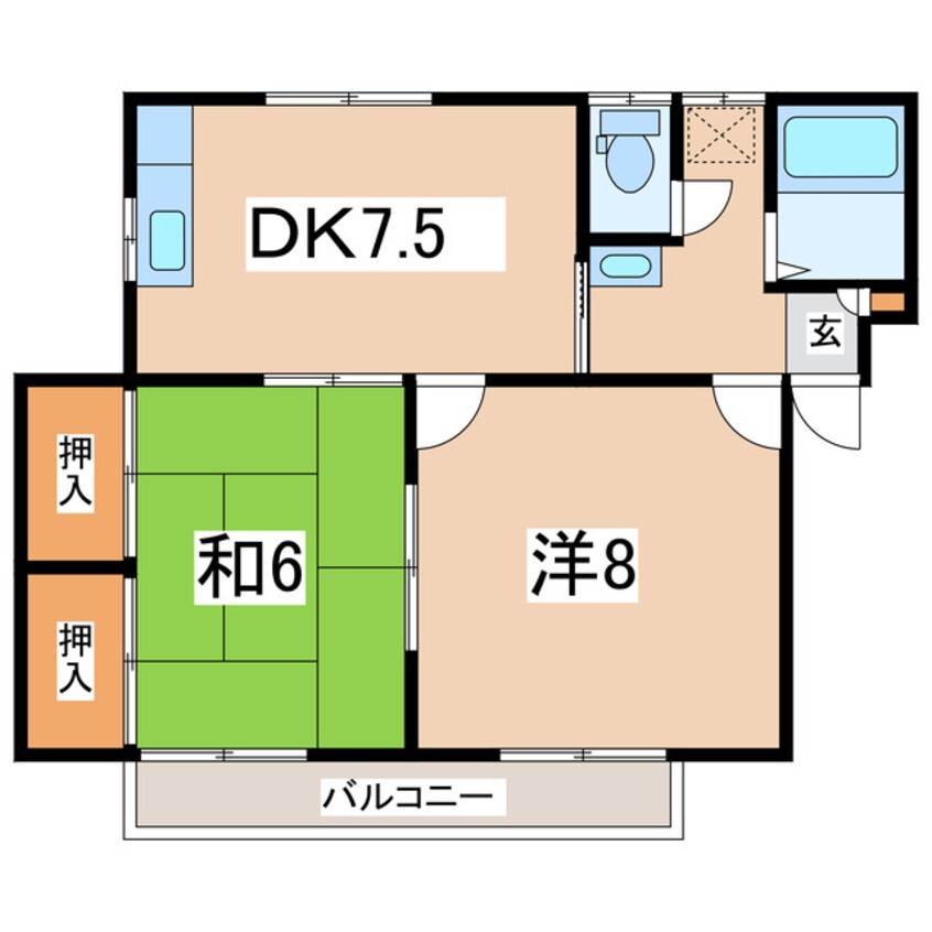 間取図 パセオK