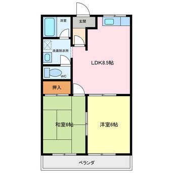 間取図 スライブ富貴ノ台