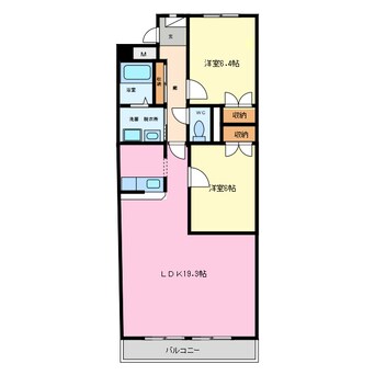 間取図 ピボットマンション八幡