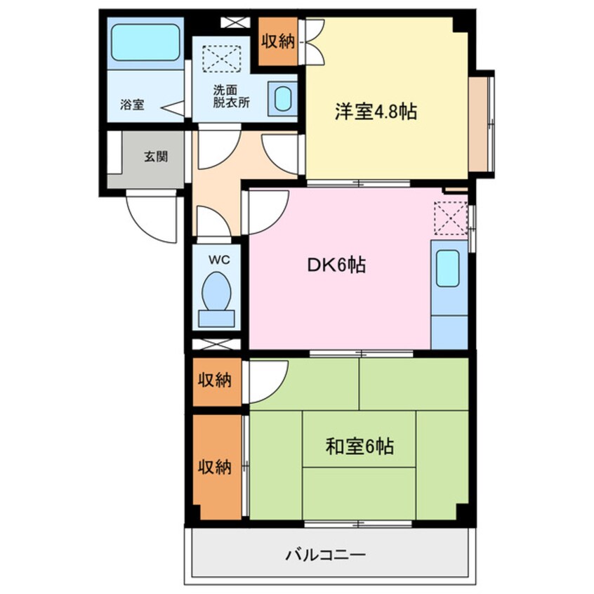 間取図 エリテル富貴ノ台