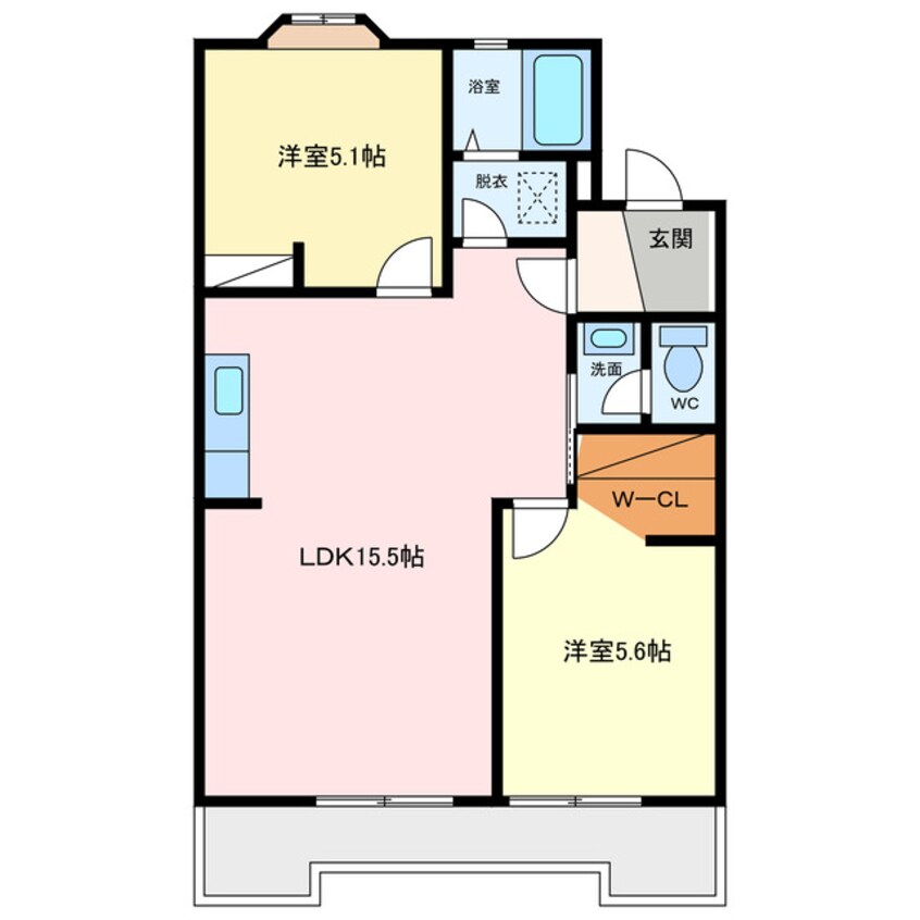 間取図 坂野マンション