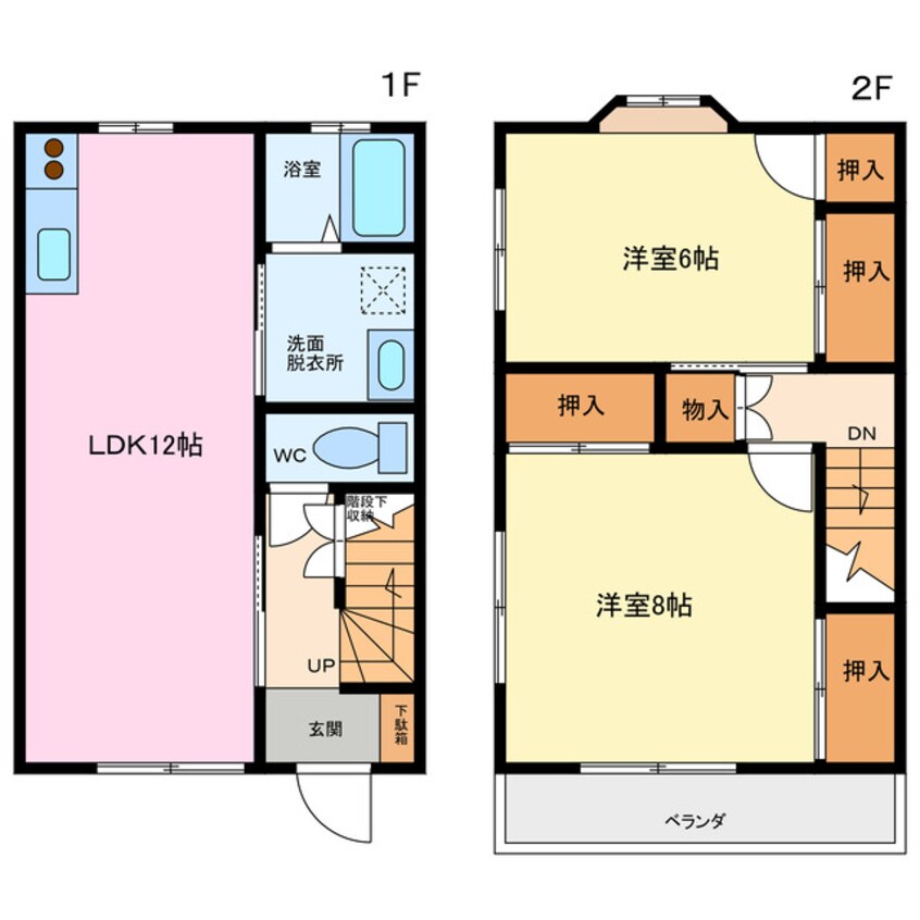 間取図 坂野ハイツ