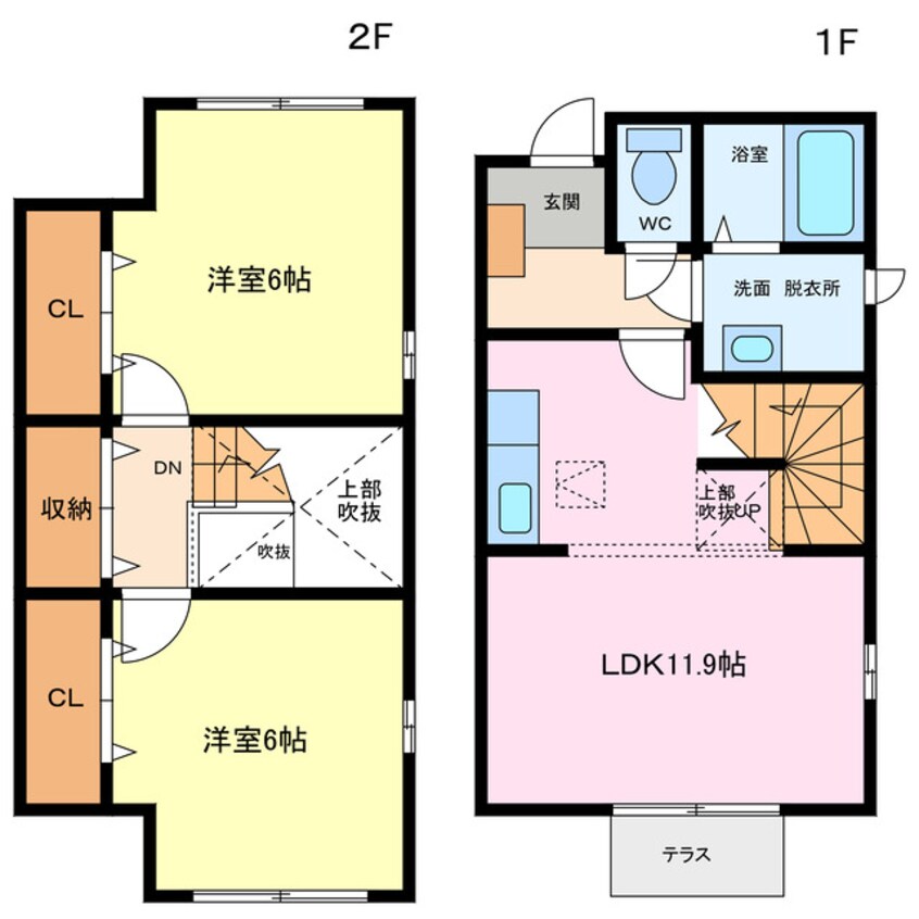 間取図 ファミールしおた