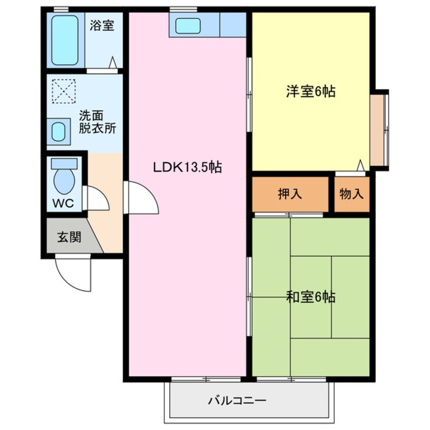 間取図 サンハイツ２