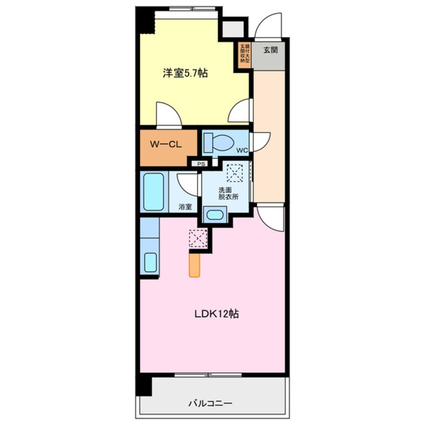 間取図 サプリーム大田川