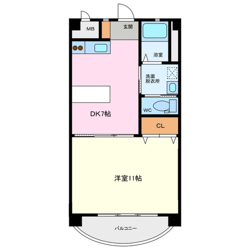 間取図 マンション　マライカ