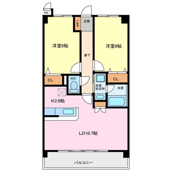 間取図 ヴェルドミール　Ⅱ