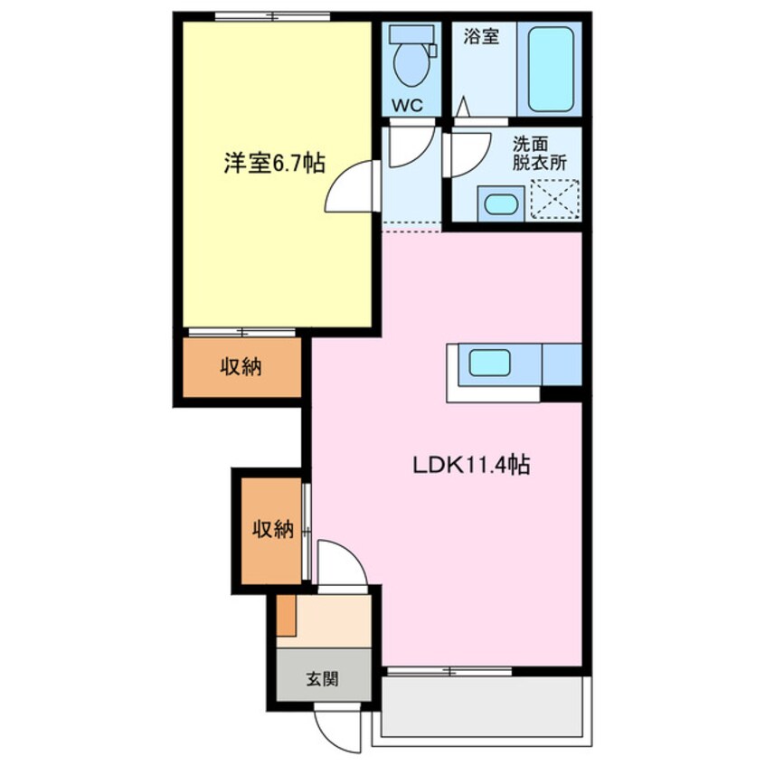 間取図 サンパルジェ　Ａ棟