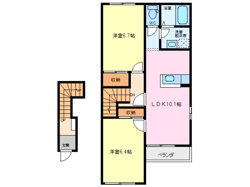 間取図 サンパルジェ　Ａ棟