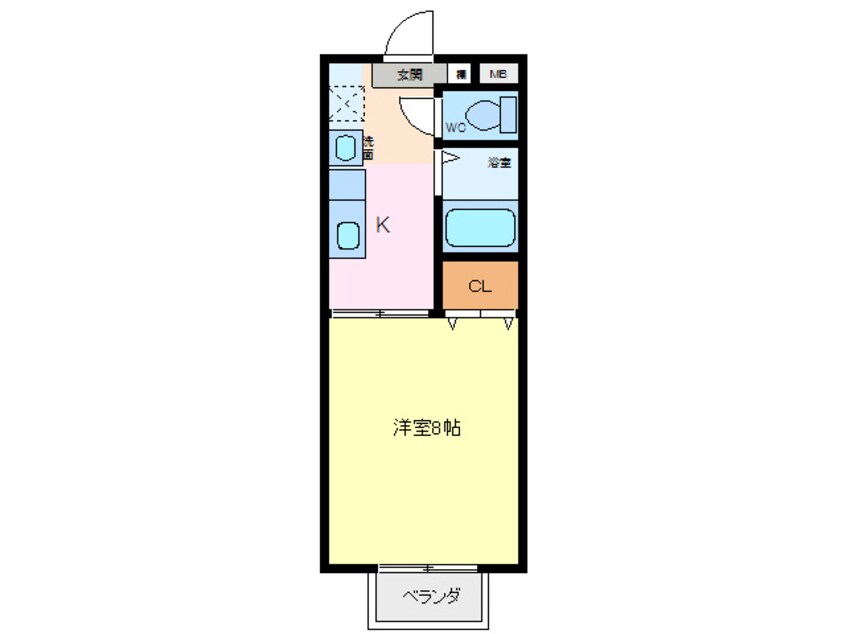 間取図 アネモス新舞子