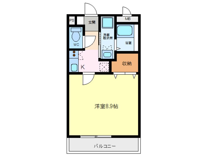 間取図 アンプルールリーブルＳｅｎⅠ