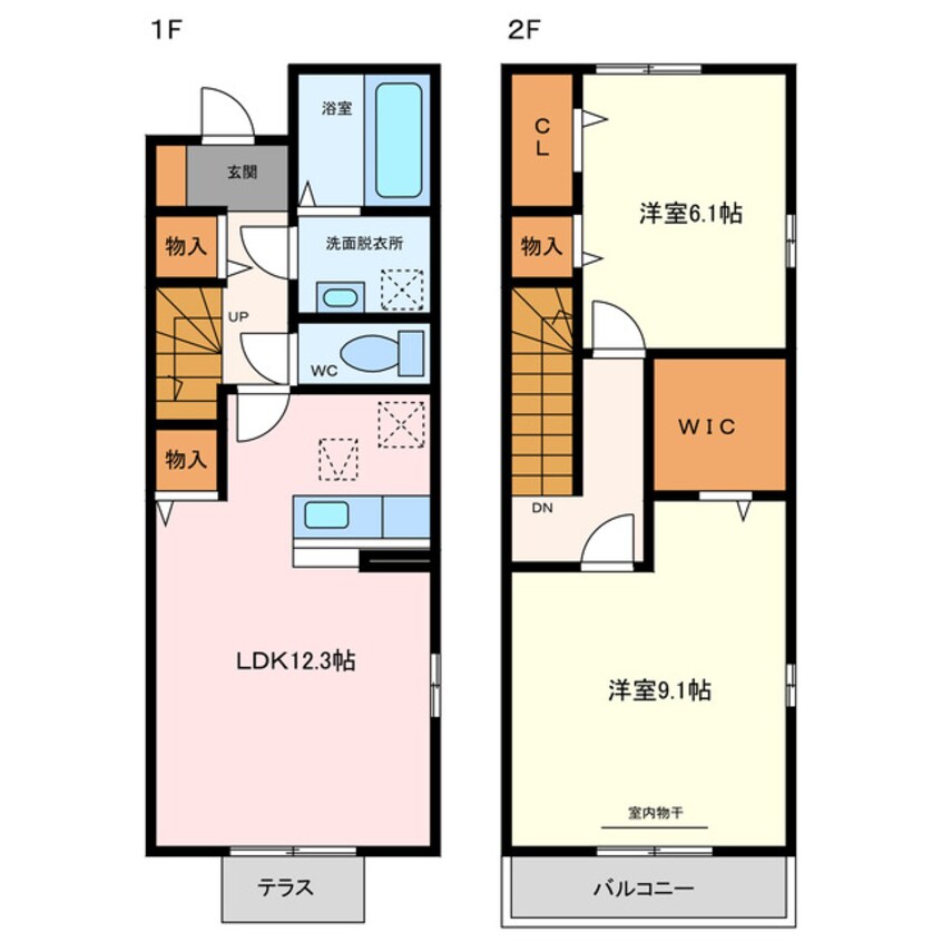 間取図 シェソワＪ・Ｙ