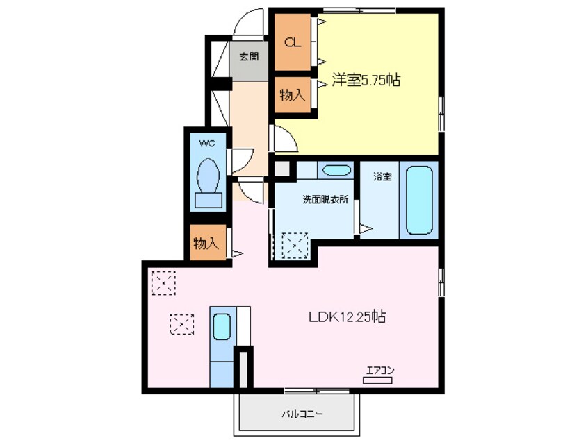 間取図 クレストヒルズ