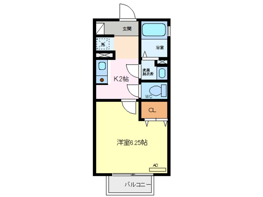 間取図 セジュール富木島