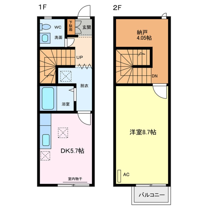 間取図 エスポワール新舞子