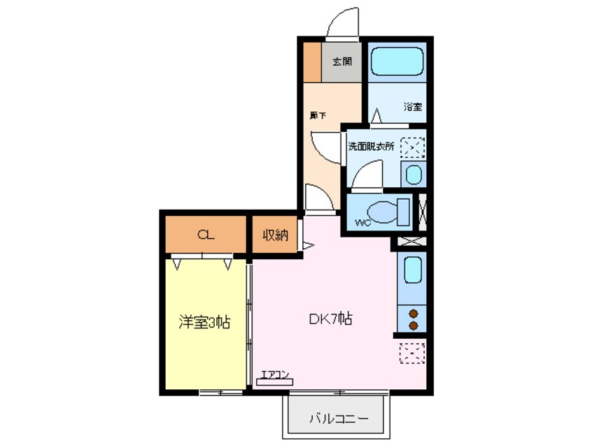 間取図 Ｓ・Ｔステラ