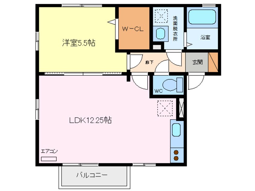 間取図 セジュール横須賀