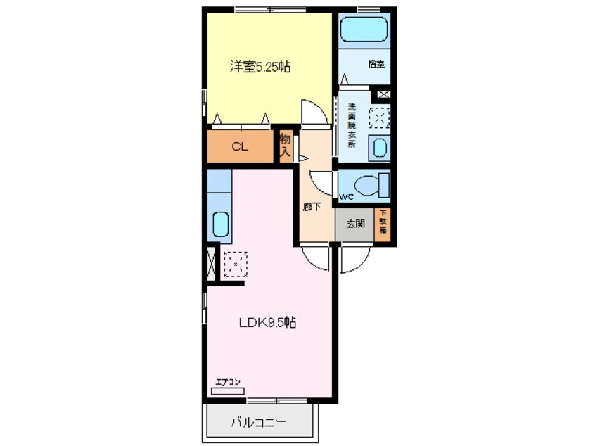 間取図 ファミールなごみ