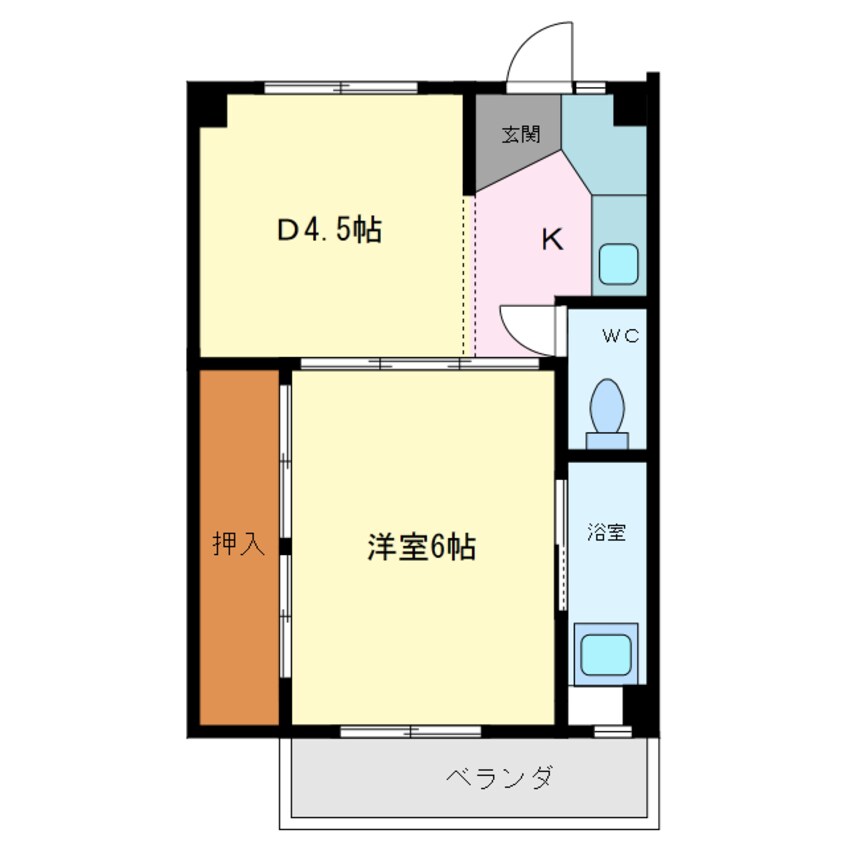 間取図 ビレッジハウス藤島