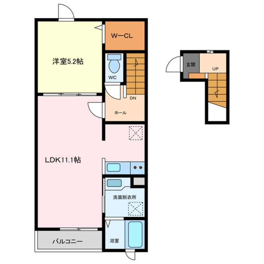 間取図 ラランジ　ヒル