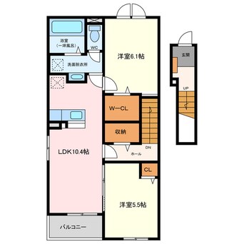 間取図 クレール